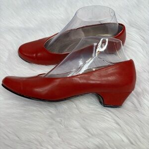 Soft Style‎ Hush Puppies Women’s Angel Dress Pump Size 7M Red Low Heel Padded